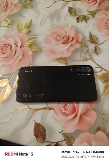 telefon redmi note 8: Redmi Note 8 Qara rəngi yaddas 64 ram 4 xanım telefonun olub — 8