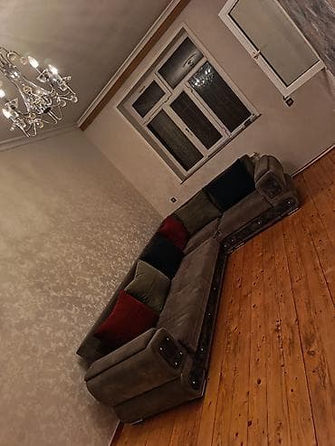 Divanlar: L formalı yumşaq künc divan - Rəng: tünd boz (antrasit tonlarında) - — 3
