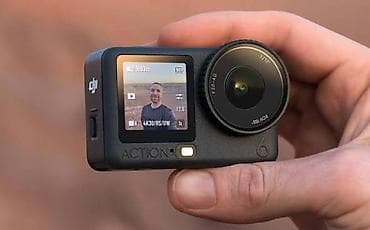 DJI Osmo Action aksion kamerası - Ön və arxa rəngli ekran: selfi/vlog — 1