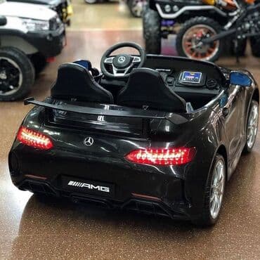maşınlar uşaq üçün: 12 V 45 watt 2 yerlik lisensiyalı Mercedes AMG GT seriyası. Sürət — 2