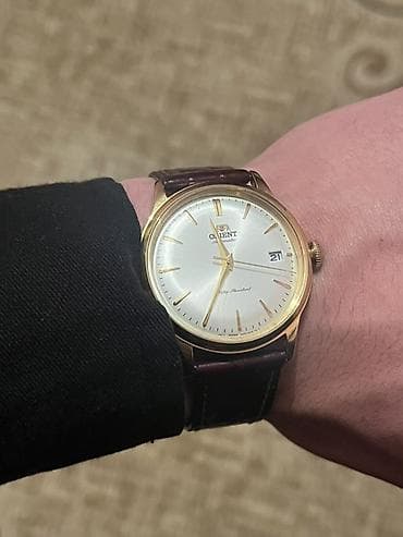 original saat: İşlənmiş, Qol saatı, Orient, rəng - Qızılı — 5