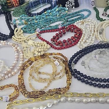 xonca desti: Təbii daşlardan hazırlanmış zərgərlik kolleksiyası - İnci — 8
