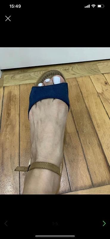 Basanoşka və səndəllər: Ölçü: 38, İşlənmiş — 1