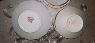 ucuz qab qacaqlar: Boşqablar, rəng - Ağ — 12