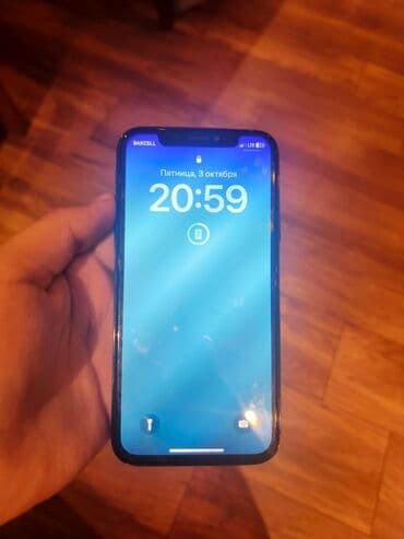 iphone x arxa şüşə qiyməti: IPhone X, 256 GB, Qara, Qırıq — 1