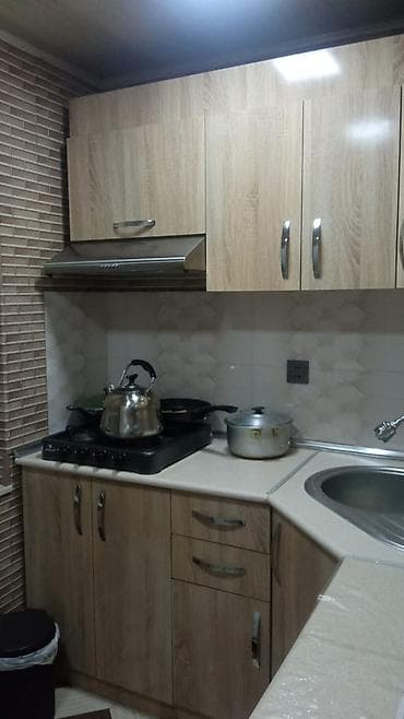 kiraye evler baki: 3 otaqlı mənzil – tam mebellə və məişət texnikası ilə - Geniş zal — 4