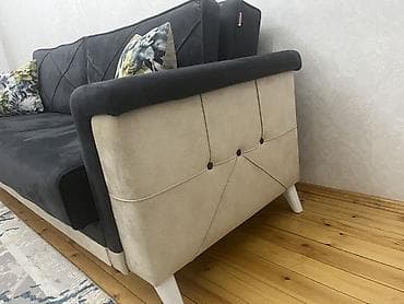 oturacağı: Di̇van-kravat, İşlənmiş, Açılan, Bazalı, Vеlur parça, Çatdırılma yoxdur — 2