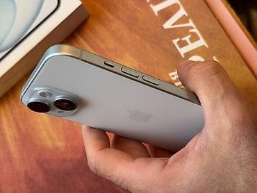 iphone 8 barter var: IPhone 15, 128 GB, Blue Titanium, Face ID — 3