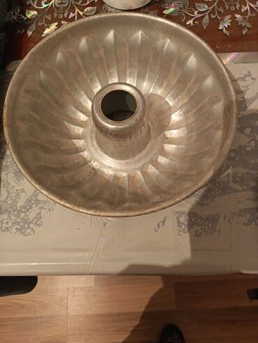 Velosiped aksesuarları: Qədimi Əntiq Sovetdən Qalma Qalın Ağır Alümin KEKS QABI, bu qab çox — 3