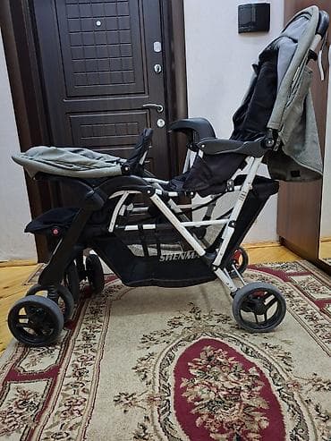 Uşaq geyimi və ayaqqabıları: Əkizlər üçün araba — 2