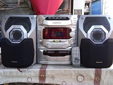 Микрофоны: Panasonic SA-AK38 Panasonic SA-AK38 Винтажный Музыкальный центр в — 1