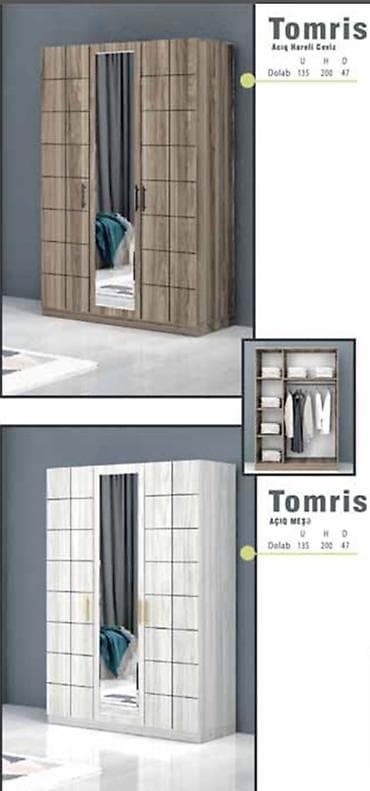 paltar dolab: Tomris paltar dolabı Fabrik istehsalı mebellərin topdan qiymətlə — 1