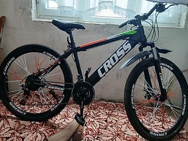 sport velosiped: CROSS dağ velosipedi - Çərçivə: yüngül ərintili, hardtail tipli, qara — 6