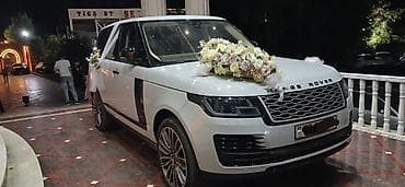 arenda masin gence: Toy-nikah maşını icarəsi – Range Rover və Hyundai - Ağ Range Rover — 2