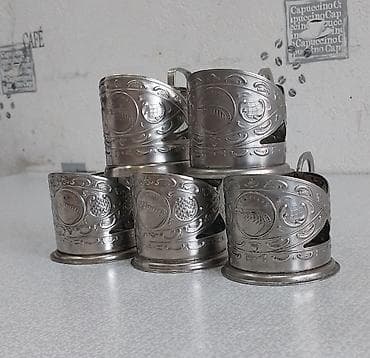 Stəkanlar, rəng - Gümüşü, SSRİ