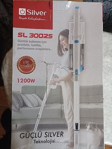 Ütülər və buxarlayıcılar: Silver SL 3002S şaquli elektrik süpürgəsi - Güc: 1200 W - 2-si 1-də — 5