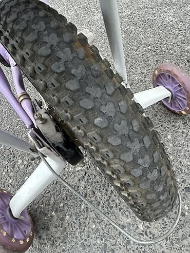 cube velo: Uşaq velosipedi – bənövşəyi/ağ rəngdə - Kiçik ölçülü uşaq velosipedi — 2