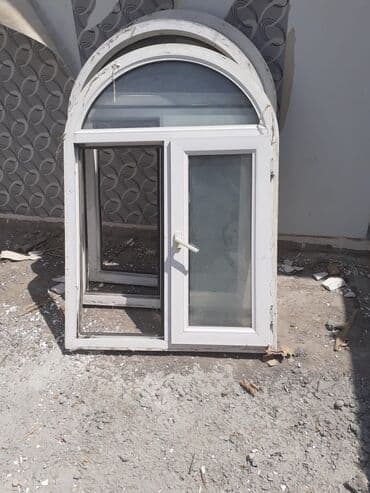yumru pencere: İşlənmiş Tək qat şüşə paketi Plastik pəncərə, Еni: 1 sm, Uzunluğu: 140 sm — 6