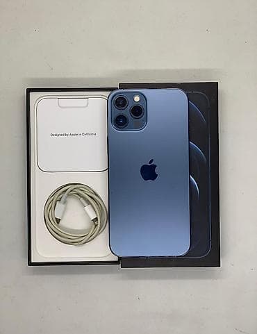 IPhone 12 Pro Max, 256 GB, Mavi, Kredit, Simsiz şarj, Face ID lalafo.az -da IPhone 12 Pro Max, 256 GB, Mavi, Kredit, Simsiz şarj, Face ID