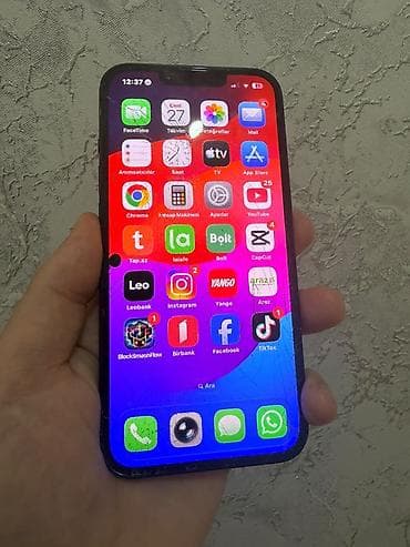 iphne: IPhone 13, 128 GB, Qara, Barmaq izi, Face ID — 5