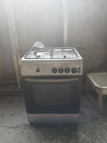 Электрические плиты: Газовая печь Отдельностоящая, 4 конфорки, Б/у — 3