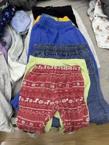 детские нарядные комплекты: Uşaq geyimləri dəsti - Şalvar və şortlar: müxtəlif rəng və modellər — 1