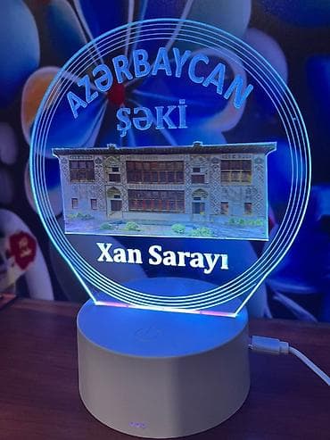 komputer ekran sekilleri: Akril LED masa lampası – “Azərbaycan” mövzulu seriya - Şuşa — 4