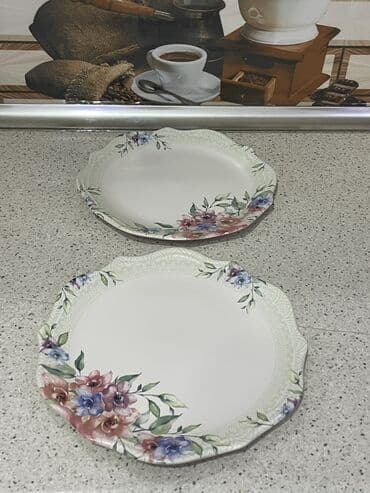 taxta boşqab: Boşqablar, rəng - Ağ — 1