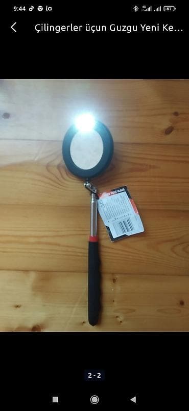 Alet cubuğu uzanor qısalır işıqlı güzgülü orginal eyilmeden baxmaq lalafo.az -da Alet cubuğu uzanor qısalır işıqlı güzgülü orginal eyilmeden baxmaq