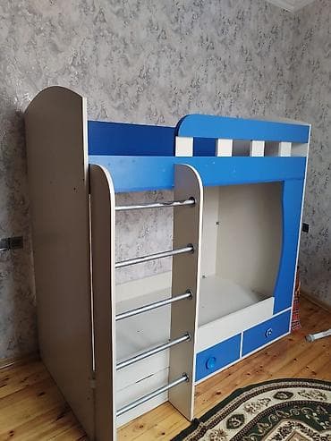 Oğlan və qız üçün, Çarpayı, Matrassız, Siyirməli, Laminat — 4