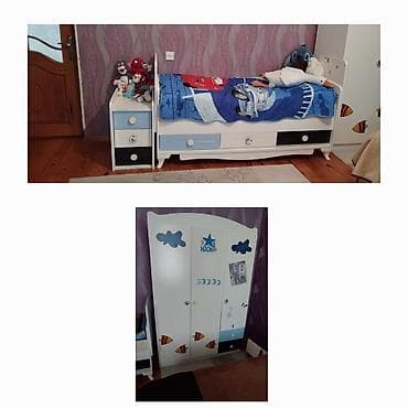 islenmis mebel satisi: Zu90*Dolab + çarpayi* *ikisi birlikde 170 manat* *ünvan xezer — 1