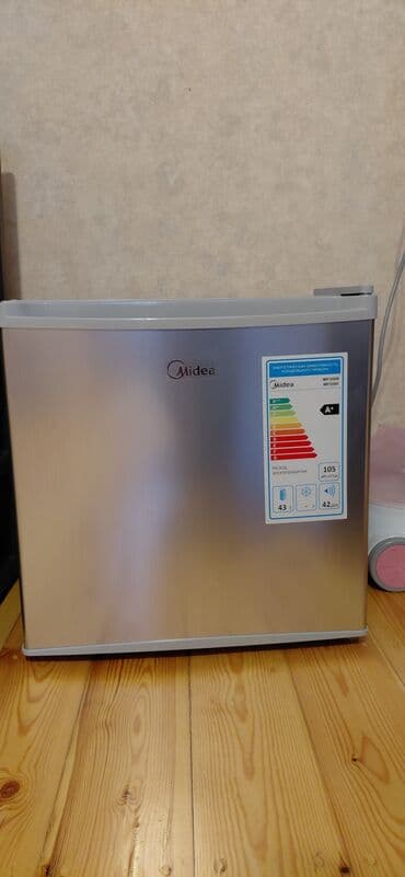 eurolux elektrik sobalar: Yeni Mini Midea Soyuducu Satılır, rəng - Gümüşü — 1