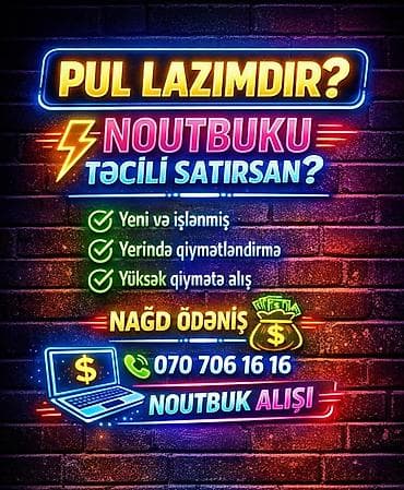Сканеры: YÜKSƏK QİYMƏTƏ NOUTBUK ALIRAM-YENİ VƏ İŞLƏMİŞ TEKLİF EDİN — 1