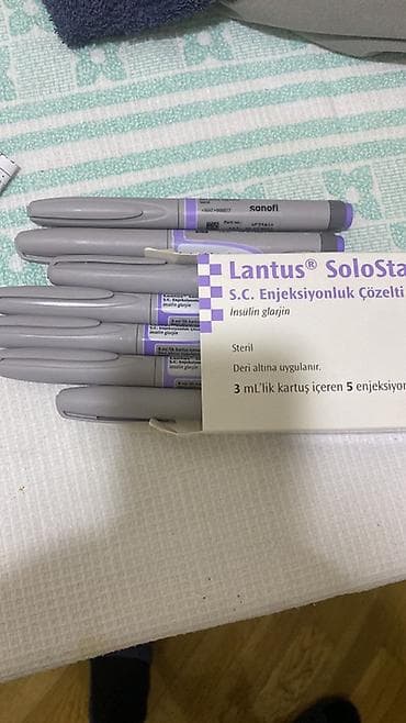 tibbi avadanlıqlar satışı: Məhsul: Lantus SoloStar insulin qələmi (insulin glarjin) - — 1