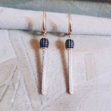 sirqalar qizil: Sırğa, Sarı qızıl, 585 Əyar, 331 g, Pulsuz çatdırılma, Ödənişli çatdırılma — 3