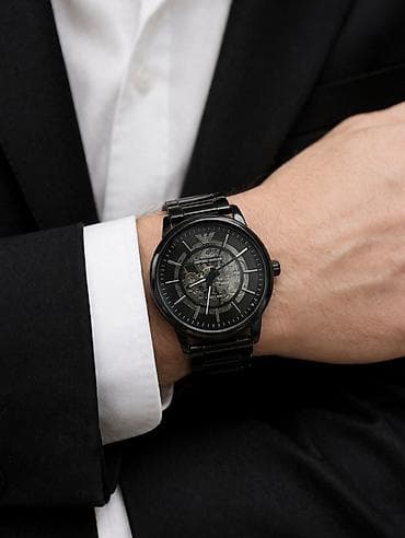 omaks gel: Qol saatı, Emporio Armani, rəng - Qara — 3