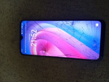 телефон fly mc170: Honor X6, цвет - Голубой, Битый — 3