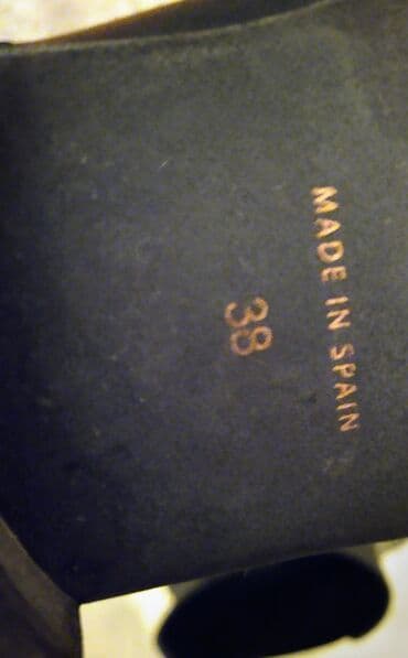 ayaggabı: Ölçü: 37.5, rəng - Qara, İşlənmiş — 7