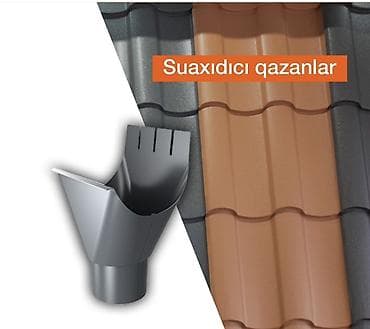 Dam örtüyü və yağış suyu sistemi üçün komplekt məhsullar - Metal — 3