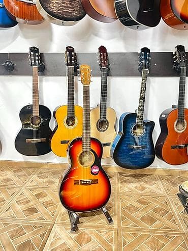 fender gitara: Akustik gitara, Fender, 6 sim, Yeni, Pulsuz çatdırılma — 2