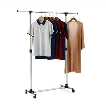 вешалка стойка для одежды напольная в икеа: Asilqan Material Paslanmayan polad. Məhsul Ölçüləri hundrluk 160 sm; — 1