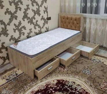 tek neferlik çarpayi: Oğlan və qız üçün, Yeni, Çarpayı, Bazasız, Matras ilə, Siyirməli — 7