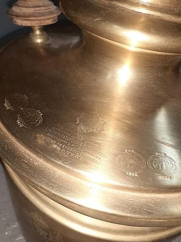 tulskiy samovar: Antik samovar – Nikolay İvanoviç Batashev (Tula) istehsalı - — 3