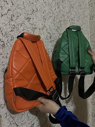 sport çanta: Yastı kapitone dizaynlı mini bel/çiyin çantası tipli sırt çantaları — 2