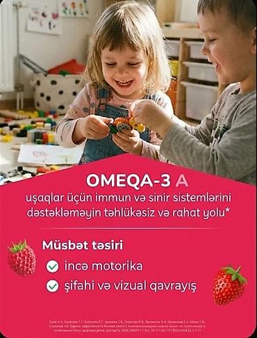 optitect vitamin c: OMEQA-3 uşaqlar üçün – FORTEVIT Kids kapsulları Kapsüllərdəki balıq — 2