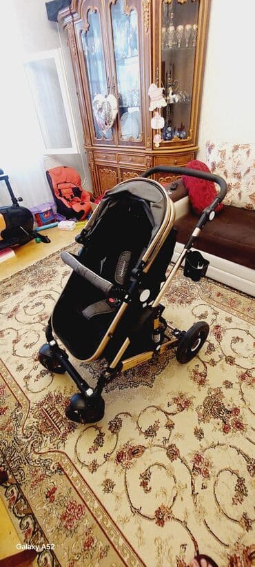 купить детскую коляску бу: Классическая прогулочная коляска, Б/у, Самовывоз — 5