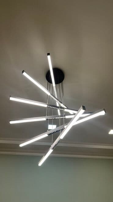 светодиодное табло бегущая строка: Led Çılçıraq, 4 və daha çox lampa, Metal — 1