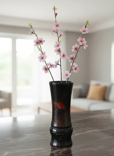 sardunya gülü: Бабуковая ваза производство Вьетнам — 1