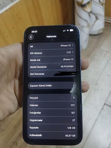 kabura iphone x: IPhone 13, 128 GB, Mavi — 7