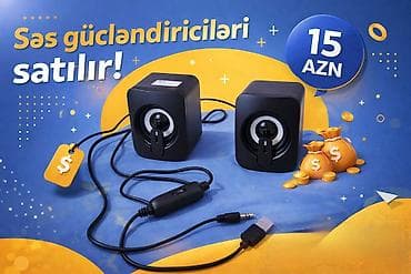 musiqi kalonkalar: Səs gücləndiriciləri – kompyuter və noutbuklar üçün kompakt 2.0 — 1